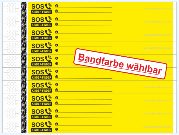 Kontrollbänder - SOS KINDER-FINDER - [[Sonderdruck]]